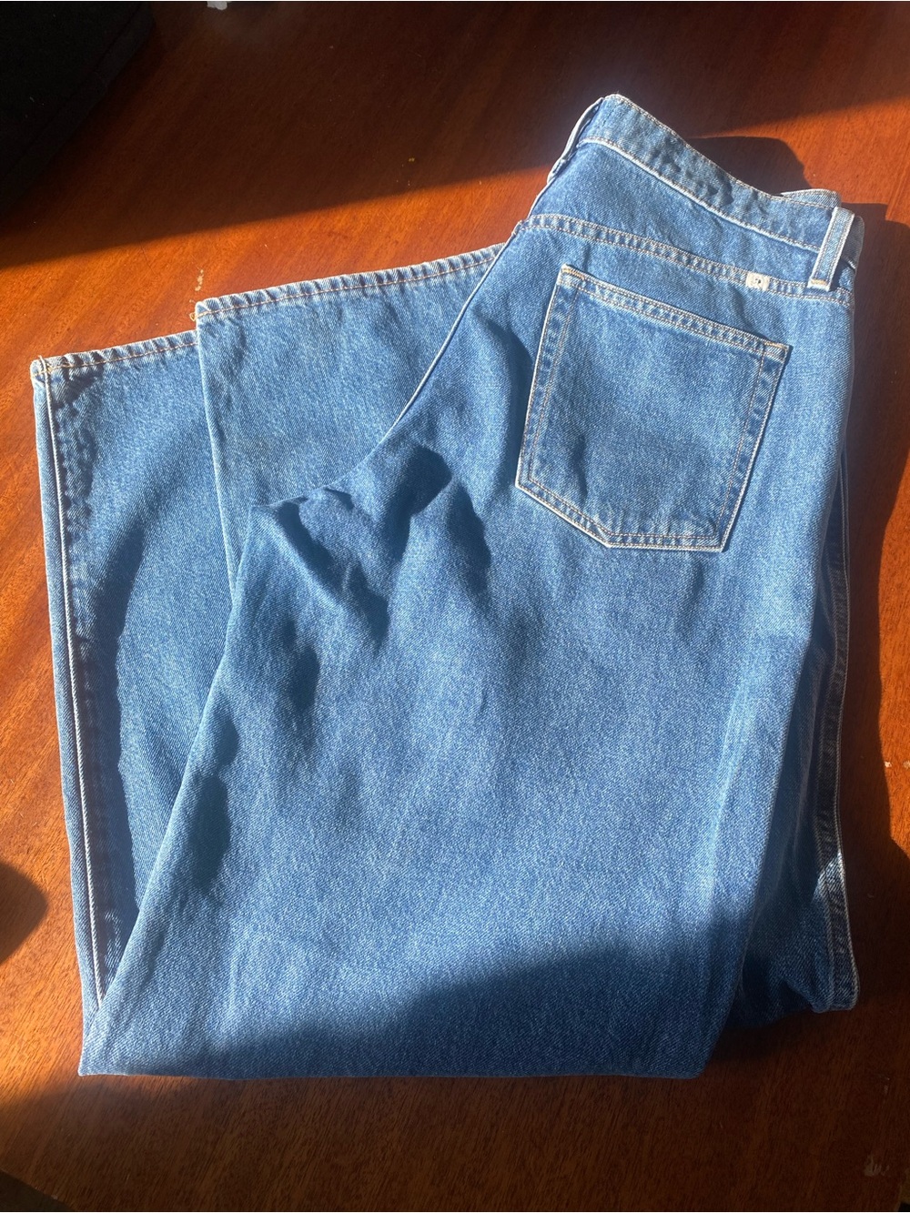 Sunday Best Aritzia Ocean High Rise Baggy Jeans 100% Cotton
